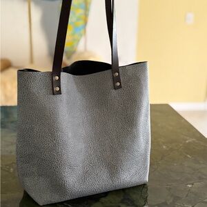 Portland Leather Fog Tote Bag Medium